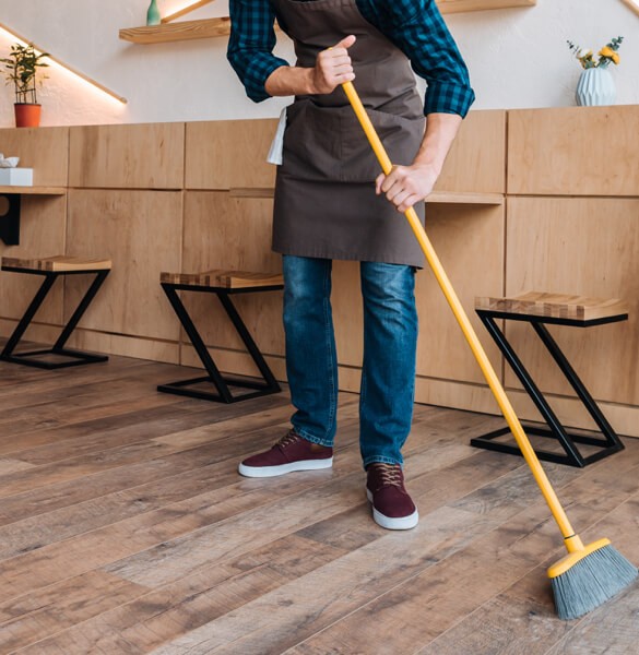 Sweeping Hardwood | Wacky's Flooring